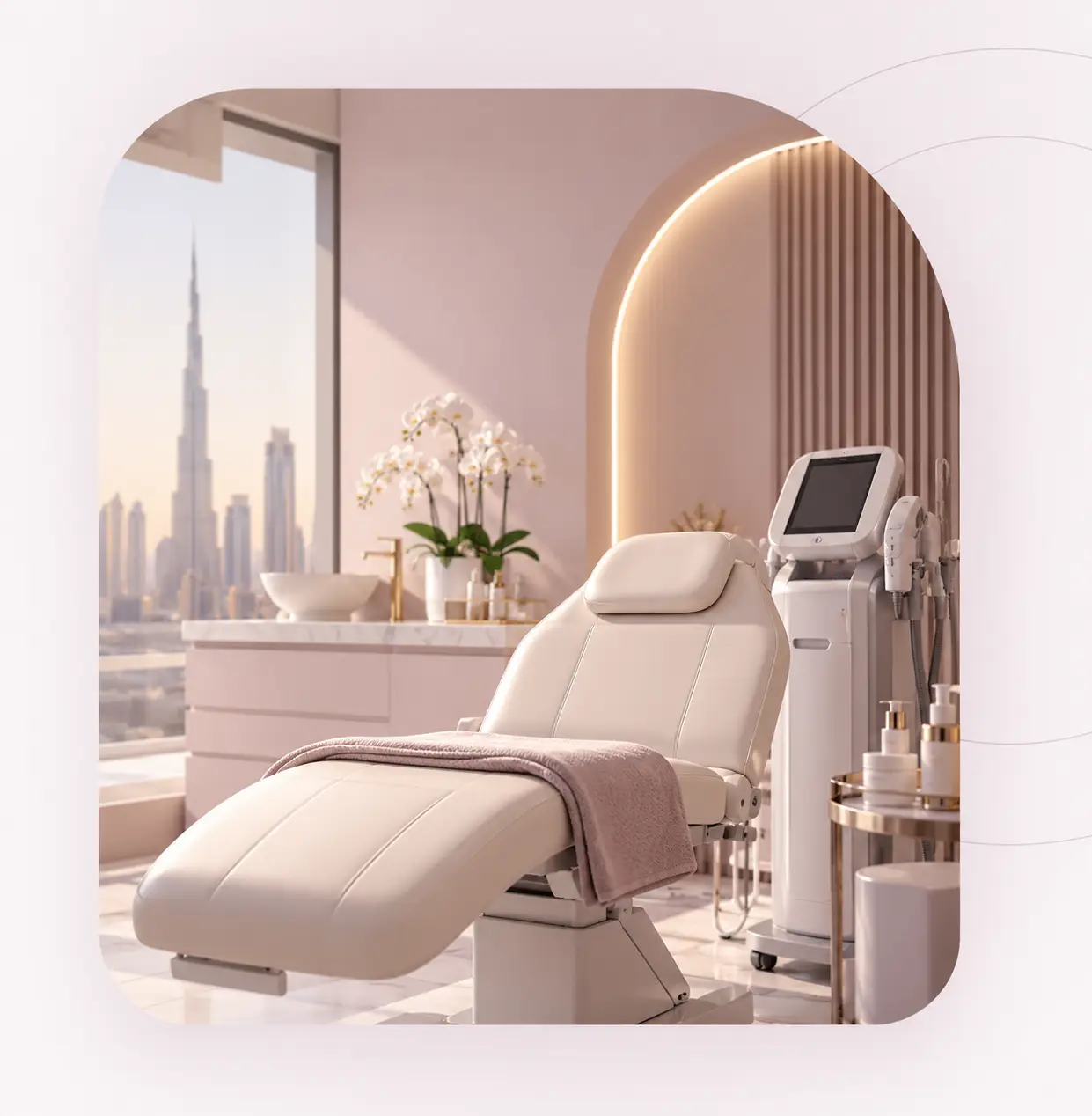 Calm treatment room at The Practice Poly Clinic